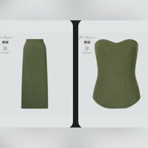 New Set Uniqlo and Mame Kurogouchi 3D Knit ,2 pieces.